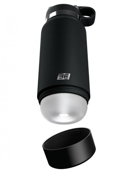 Черный мастурбатор в виде бутылки Fap Flask - Pipedream - в Люберцах купить с доставкой