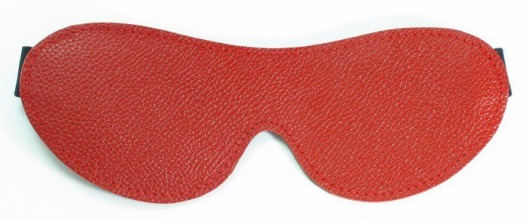 Красная кожаная маска на глаза - БДСМ Арсенал - купить с доставкой в Люберцах