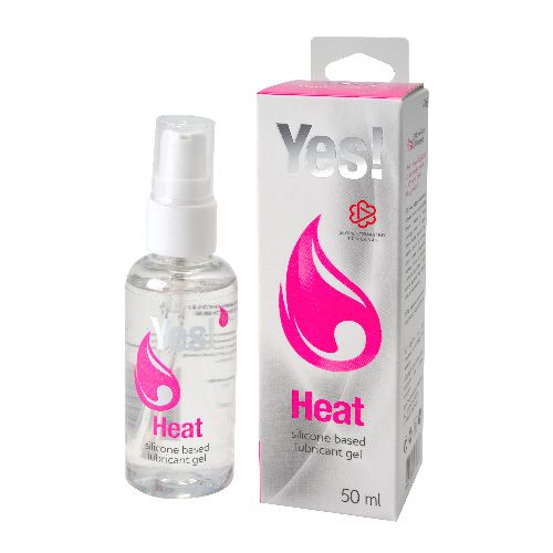 Возбуждающая силиконовая вагинальная смазка Yes Heat - 50 мл. - Sitabella - купить с доставкой в Люберцах