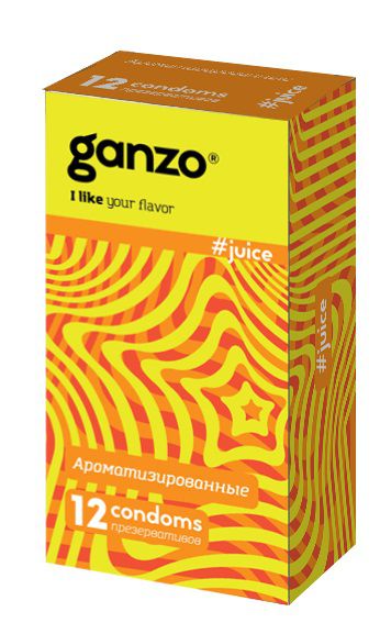 Ароматизированные презервативы Ganzo Juice - 12 шт. - Ganzo - купить с доставкой в Люберцах