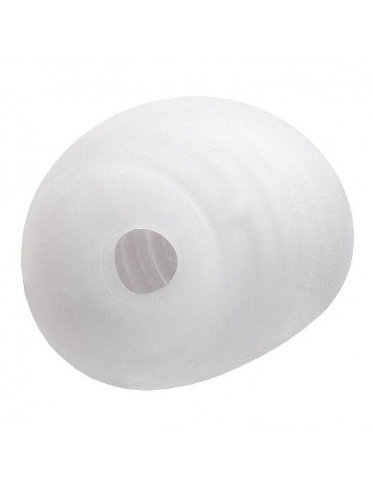 Белый мастурбатор-шар Lucky Ball Type 3 - MALESATION - в Люберцах купить с доставкой