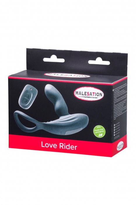Стимулятор простаты с эрекционным кольцом Love Rider - MALESATION - в Люберцах купить с доставкой