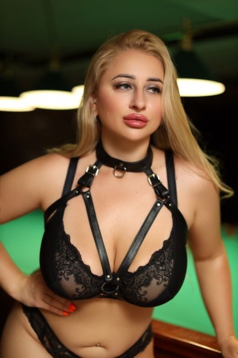 Черная кожаная сбруя с ошейником plus size из нежной кожи - БДСМ Арсенал - купить с доставкой в Люберцах