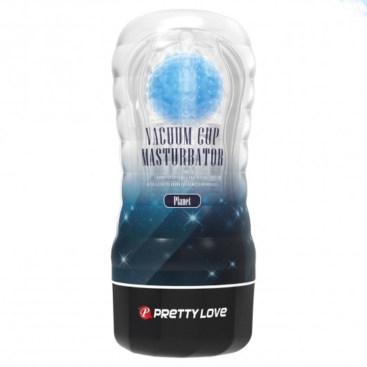 Прозрачный текстурированный мастурбатор Vacuum Cup Masturbator Planet - Baile - в Люберцах купить с доставкой