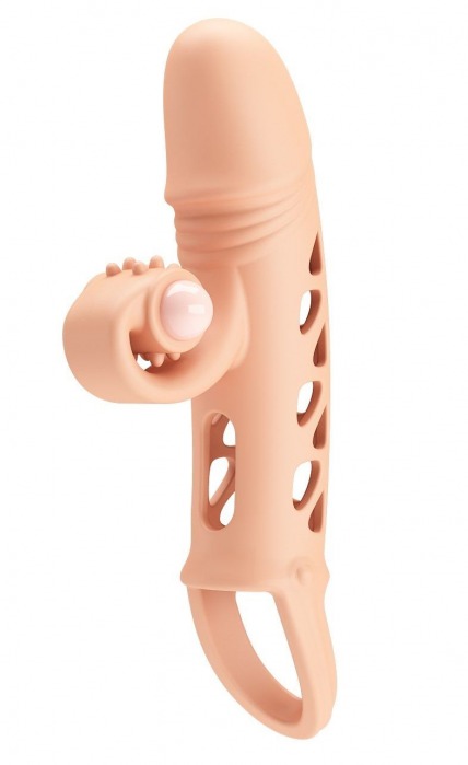 Телесная вибронасадка на пенис Mind-blowing Miracles - Baile - в Люберцах купить с доставкой