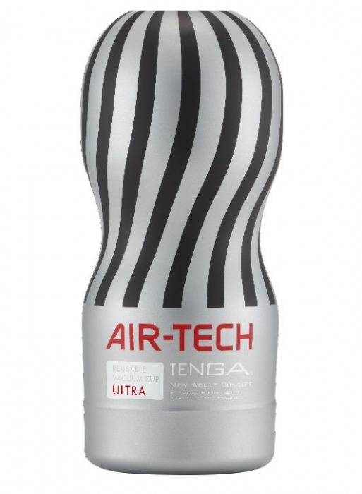 Серый мастурбатор Reusable Vacuum CUP ULTRA - Tenga - в Люберцах купить с доставкой