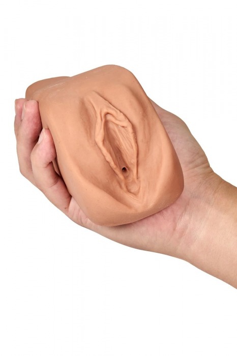 Маструбатор-вагина с вибрацией Soft   Wet Renata Realistic Tan Masturbator - Blush Novelties - в Люберцах купить с доставкой
