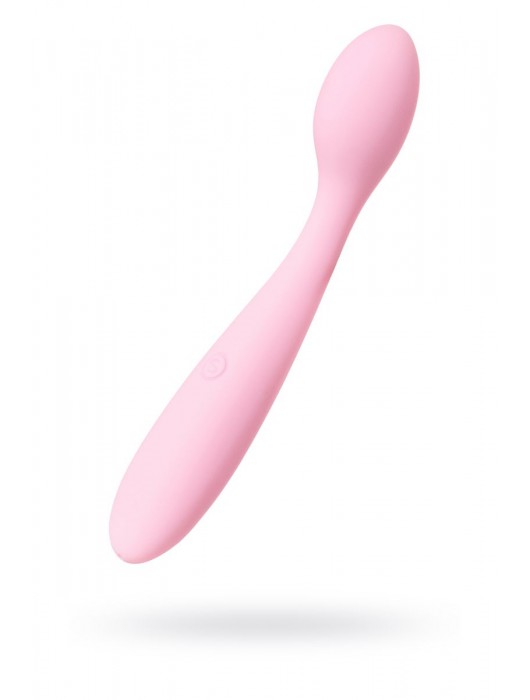 Нежно-розовый клиторальный вибратор Keri Pale Pink - 17 см. - Svakom
