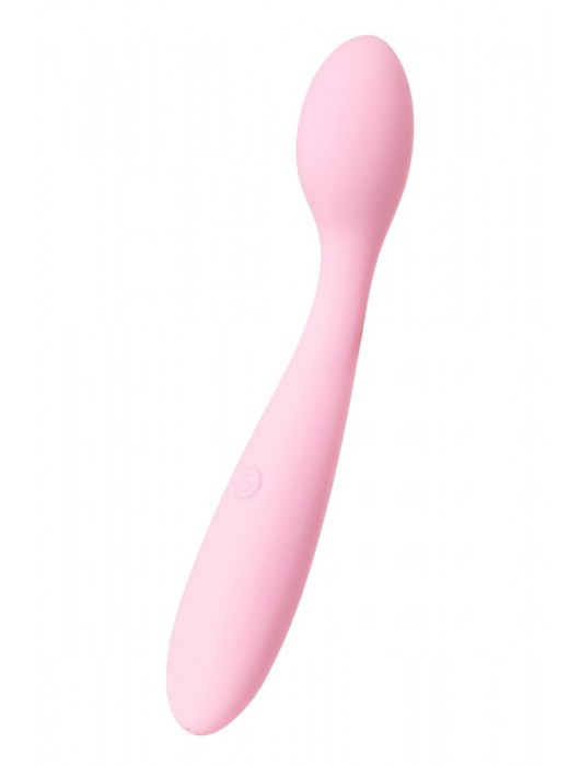 Нежно-розовый клиторальный вибратор Keri Pale Pink - 17 см. - Svakom