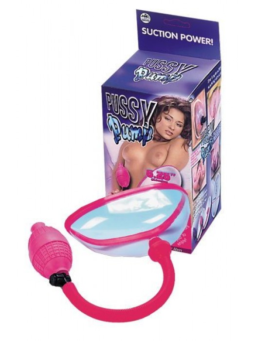 Прозрачная помпа с грушей для клитора и половых губ - NMC