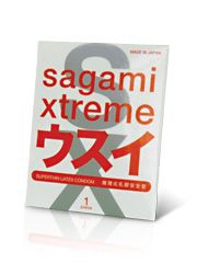 Ультратонкий презерватив Sagami Xtreme SUPERTHIN - 1 шт. - Sagami - купить с доставкой в Люберцах