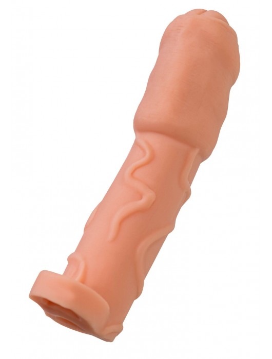 Телесная удлиняющая насадка - 16 см. - ToyFa - в Люберцах купить с доставкой