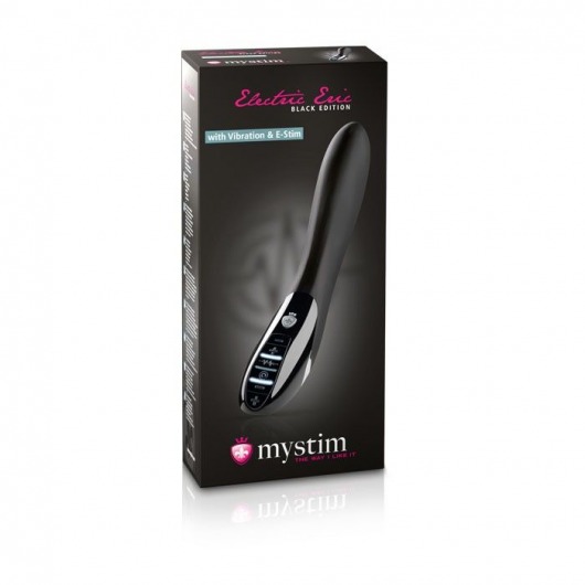 Черный вибратор с миостимуляцией Mystim Electric Eric Black Edition - 27 см. - MyStim - купить с доставкой в Люберцах