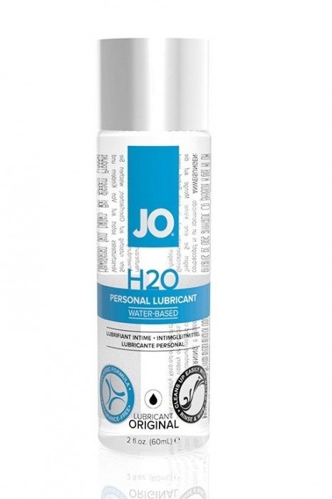 Нейтральный лубрикант на водной основе JO Personal Lubricant H2O - 60 мл. - System JO - купить с доставкой в Люберцах