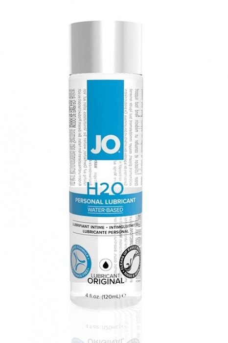 Нейтральный лубрикант на водной основе JO Personal Lubricant H2O - 120 мл. - System JO - купить с доставкой в Люберцах