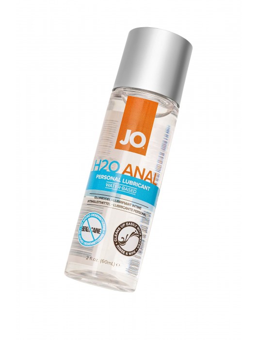 Анальный лубрикант на водной основе JO Anal H2O - 60 мл. - System JO - купить с доставкой в Люберцах