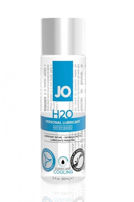 Охлаждающий лубрикант на водной основе JO Personal Lubricant H2O COOLING - 60 мл. - System JO - купить с доставкой в Люберцах
