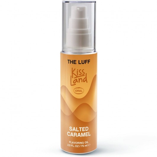 Съедобное массажное масло Kiss Land Salted Caramel - 75 мл. - THE LUFF - купить с доставкой в Люберцах