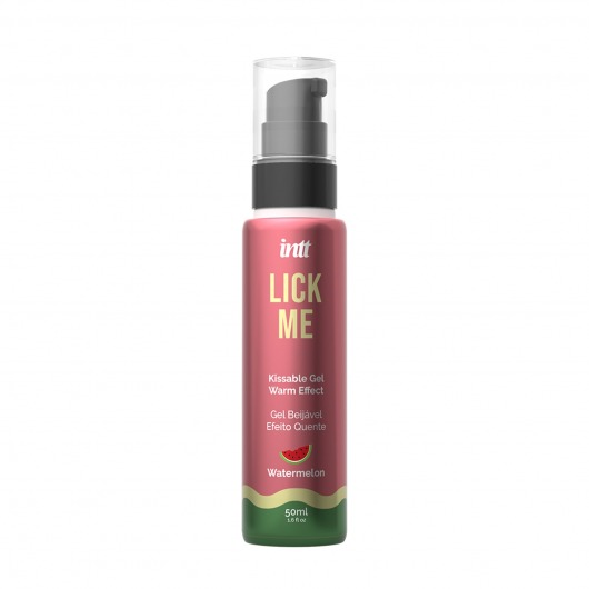 Гель Lick Me с согревающим эффектом и ароматом арбуза - 50 мл. - INTT - купить с доставкой в Люберцах