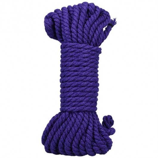 Фиолетовая верёвка для связывания и фиксации Bind Tie - 9,14 м. - Doc Johnson - купить с доставкой в Люберцах