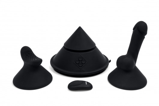 Конусный вибромассажер Cowgirl Cone с 2 насадками - CowGirl - купить с доставкой в Люберцах