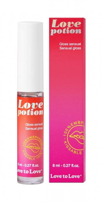 Возбуждающий блеск для губ Love Potion - 8 мл. - Love to Love - купить с доставкой в Люберцах