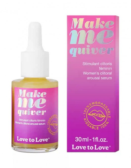 Возбуждающие капли для клитора Make Me Quiver - 30 мл. - Love to Love - купить с доставкой в Люберцах