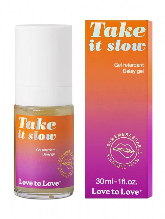 Пролонгирующий гель для мужчин Take It Slow - 30 мл. - Love to Love - купить с доставкой в Люберцах