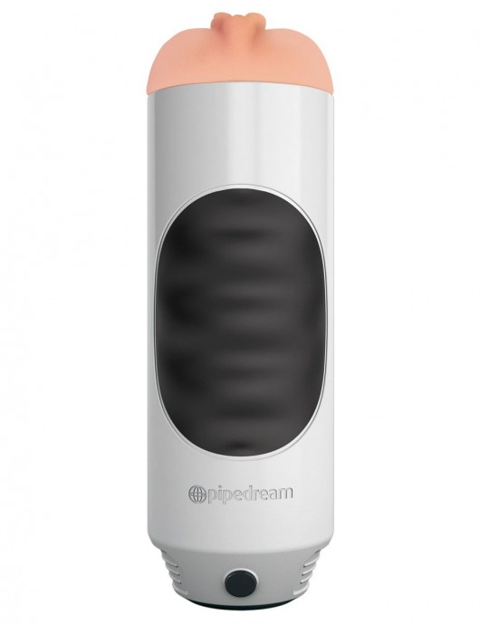 Мастурбатор-вагина Extreme Toyz Mega Grip Vibrating Stroker Mouth - Pipedream - в Люберцах купить с доставкой