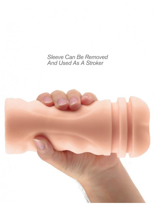 Мастурбатор-вагина Extreme Toyz Mega Grip Vibrating Stroker Mouth - Pipedream - в Люберцах купить с доставкой