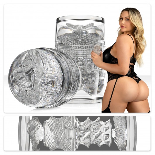 Прозрачный двусторонний мастурбатор Fleshlight Quickshot Mia Malkova - Fleshlight - в Люберцах купить с доставкой