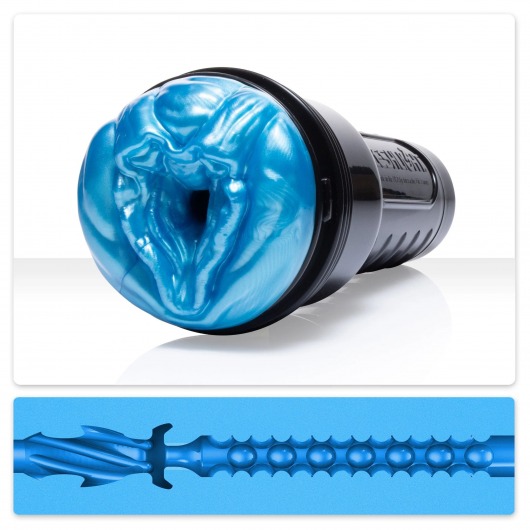 Мастурбатор-вагина Fleshlight Freaks Alien Blue Metallic - Fleshlight - в Люберцах купить с доставкой