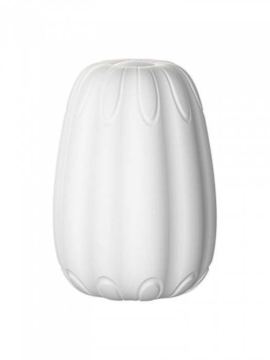 Белый мастурбатор-яйцо Bisedze - LoveStore - в Люберцах купить с доставкой