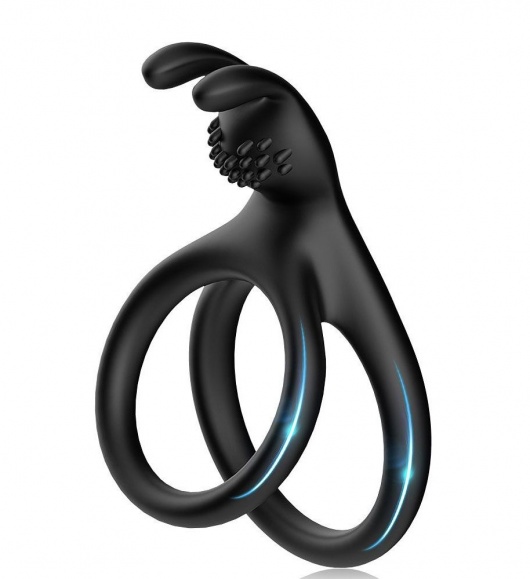 Черное эрекционное кольцо с подхватом мошонки - Boys of Toys - в Люберцах купить с доставкой