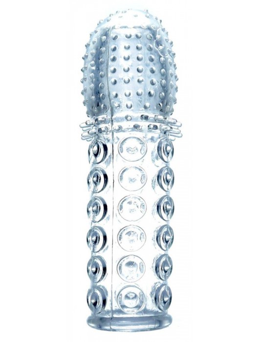 Прозрачная закрытая насадка на пенис - 13,5 см. - Boys of Toys - в Люберцах купить с доставкой