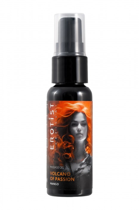 Гель с эффектом вибрации Volcano Of Passion со вкусом манго - 25 мл. - Erotist Lubricants - купить с доставкой в Люберцах
