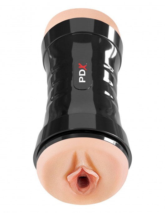 Двусторонний мастурбатор в колбе Super Flip-A-Pussy Over - Pipedream - в Люберцах купить с доставкой