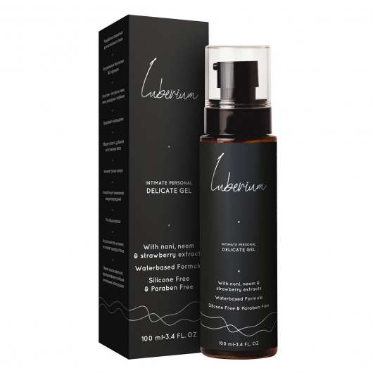 Интимный гель с экстрактами нони, нима и клубники Luberium Delicate Waterbased - 100 мл. - Luberium - купить с доставкой в Люберцах