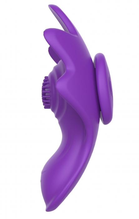 Фиолетовый вибратор в трусики с магнитным держателем - Secwell