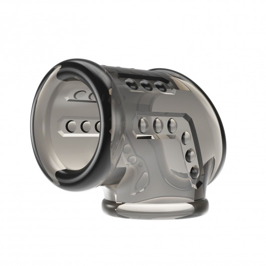 Дымчатая насадка на пенис и мошонку - Baile - в Люберцах купить с доставкой