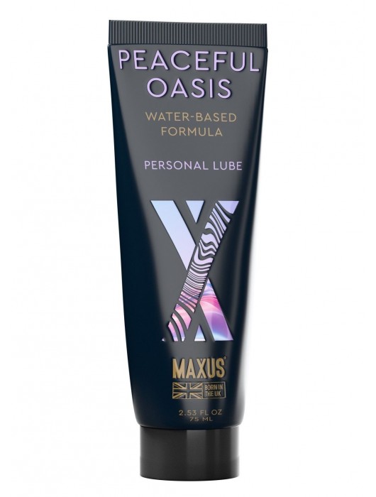 Интимный гель на водной основе MAXUS Peaceful Oasis - 75 мл. - Maxus - купить с доставкой в Люберцах