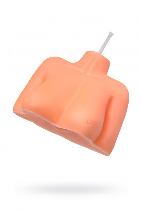 Оранжевая сувенирная свеча «Женский силуэт» - Pecado - купить с доставкой в Люберцах