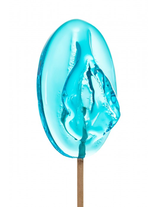 Леденец в форме вагины со вкусом блю кюрасао - 50 гр. - Sosuчki - купить с доставкой в Люберцах