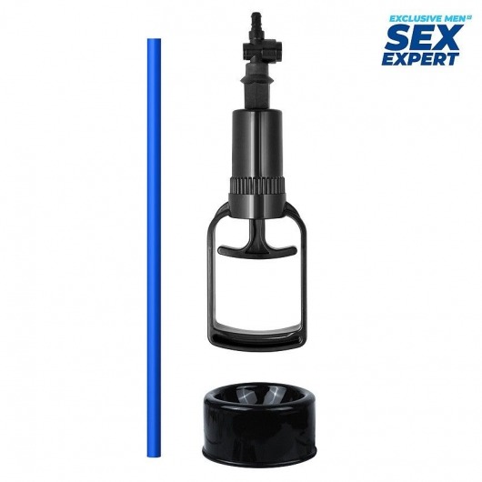 Комплект запасных частей для помпы: ручка, шланг и уплотнительная насадка - Sex Expert - купить с доставкой в Люберцах