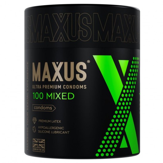 Презервативы MAXUS Mixed - 100 шт. - Maxus - купить с доставкой в Люберцах