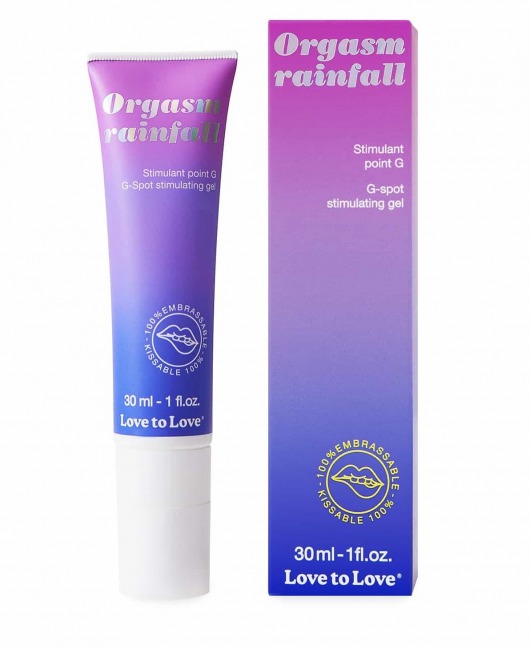 Гель для стимуляции G-точки зоны Orgasm Rainfall - 30 мл. - Love to Love - купить с доставкой в Люберцах