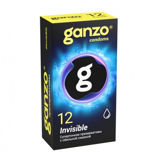 Супертонкие презервативы Ganzo Invisible - 12 шт. - Ganzo - купить с доставкой в Люберцах