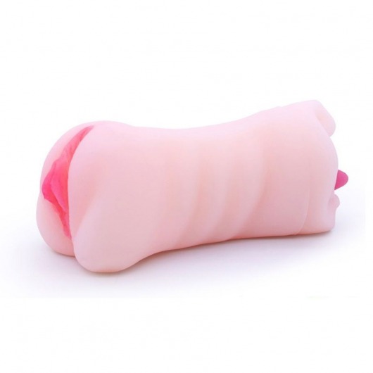 Телесный двусторонний мастурбатор - вагина и ротик - Boys of Toys - в Люберцах купить с доставкой