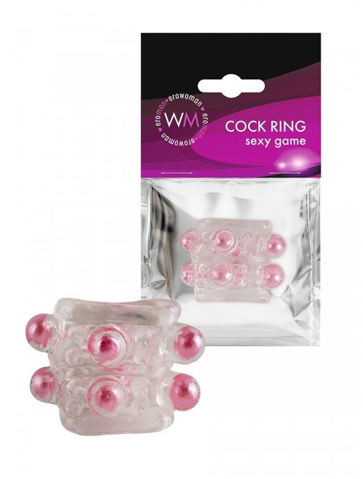 Прозрачная насадка на пенис с цветными шариками - Erowoman-Eroman - в Люберцах купить с доставкой