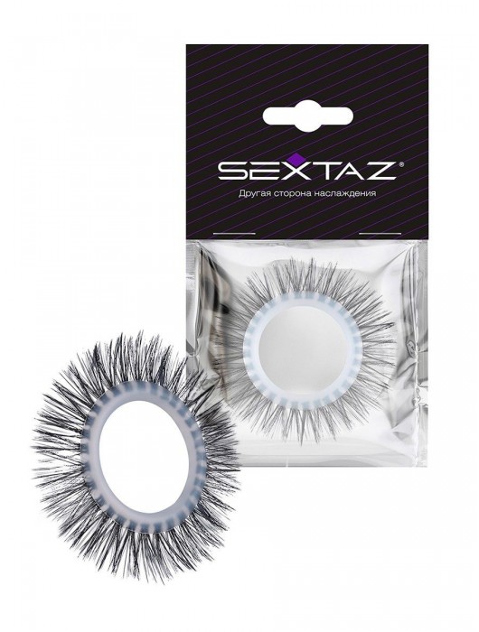 Круглое эрекционное кольцо с длинными «ресничками» - Sextaz - в Люберцах купить с доставкой